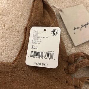 Free People NWT Western Fringe Shoulder Bag